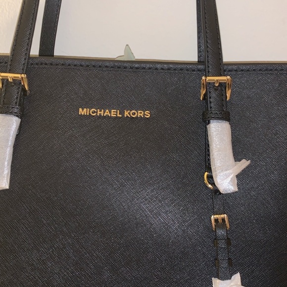 Michael Kors Jet Set Travel Black Saffiano Leather - Picture 3 of 8